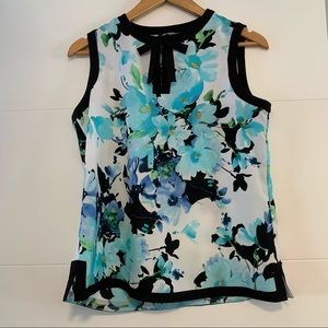 Karl Lagerfeld | Flowy Floral Tank Top Blouse